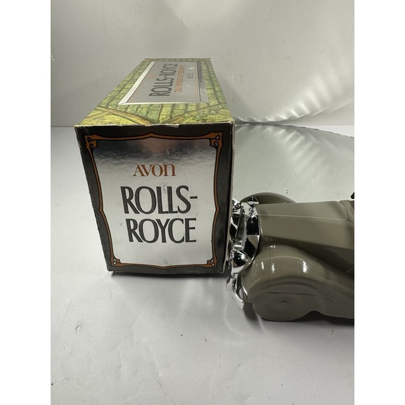 Vintage AVON Rolls - Royce Car decanter Deep Woods After Shave FULL w/ Box Retro - Picture 6 of 11